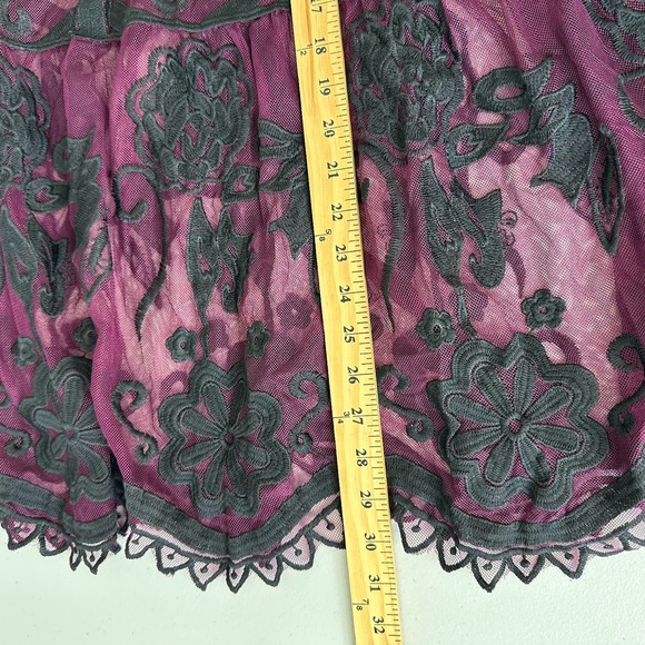 Lane Bryant Sheer Lace Tunic Top Size 22 Whimsigoth - Picture 11 of 13